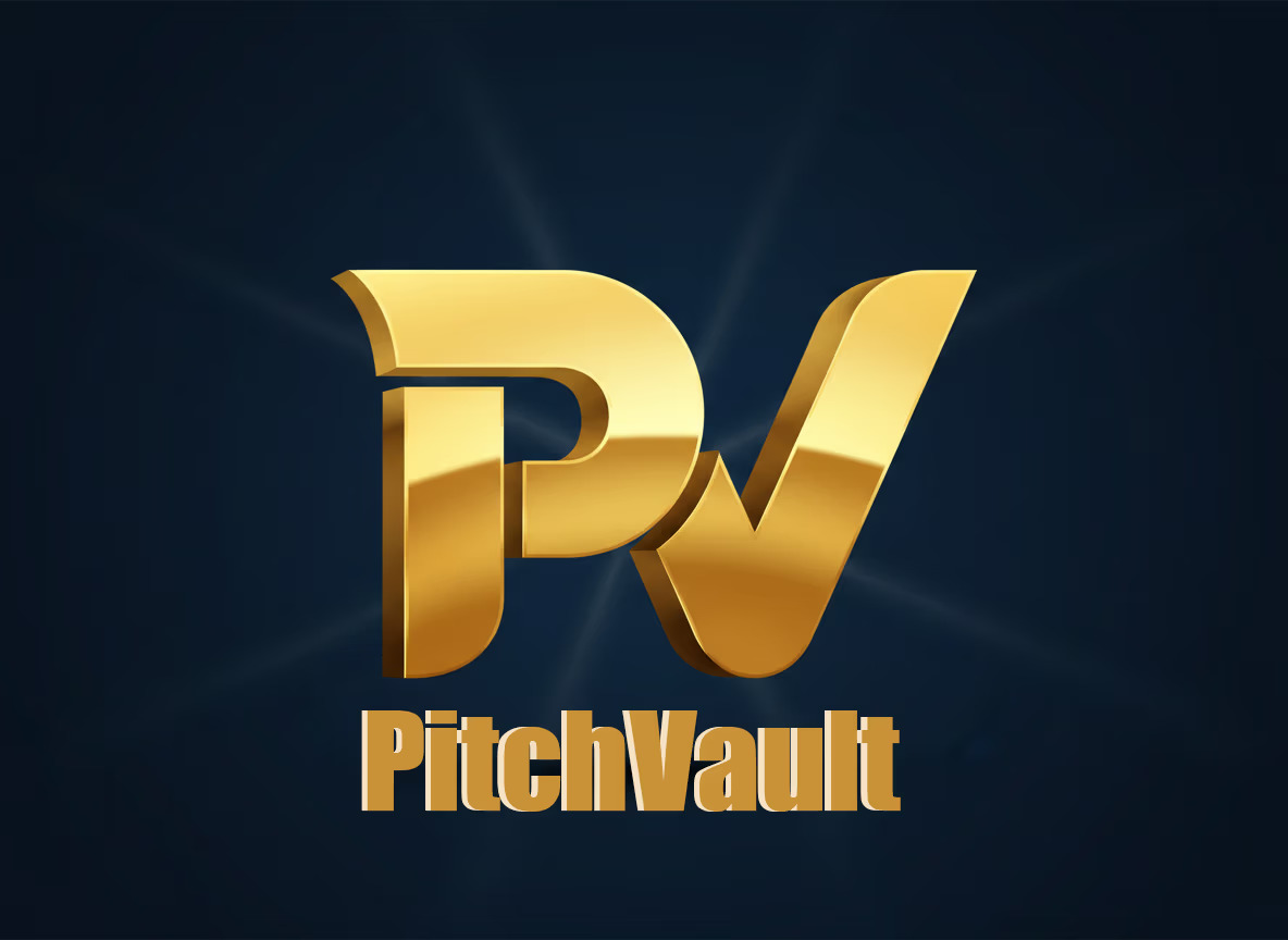 Business logo example created for brand presentation